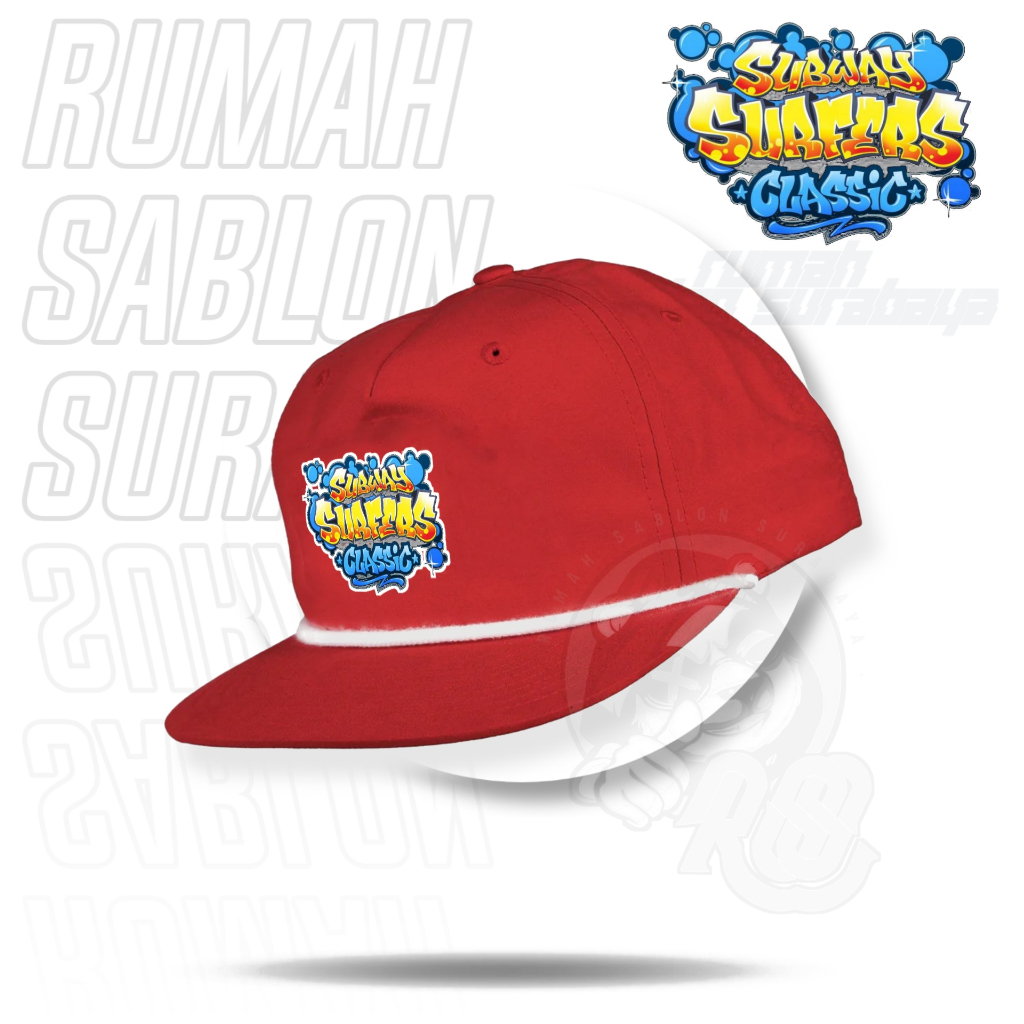 SUBWAY SURF-----Rope Hat-----Casual Vintage Classic---Rope Hat---Unisex--Japan Premium Drill Sweding