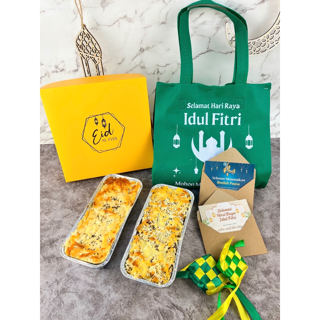 

Hampers Lebaran - Paket Makaroni Skotel dan Spaghetti Brulee