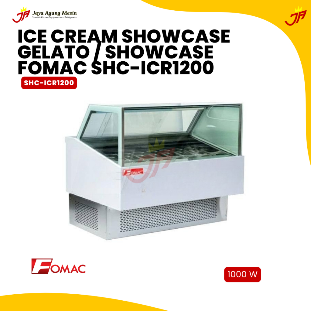 FOMAC Ice Cream Showcase Gelato / Showcase SHC-ICR1200