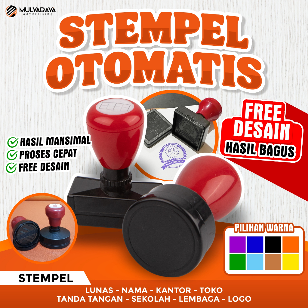 Stempel Custom, Stempel Logo, Stempel Perusahaan