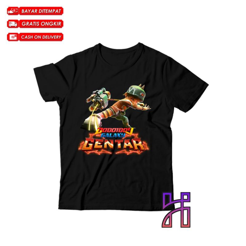 Baju Anak Anak Boboiboy Gentar Kaos Anak Karakter Boboiboy Pakaian Anak Anak