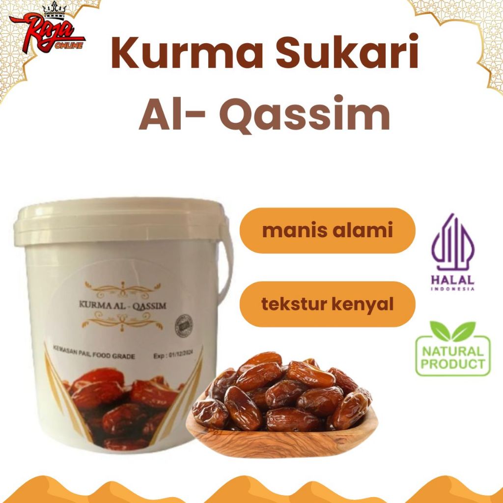 

KURMA - Kurma Sukari Al- Qassim Ember 500gr Original