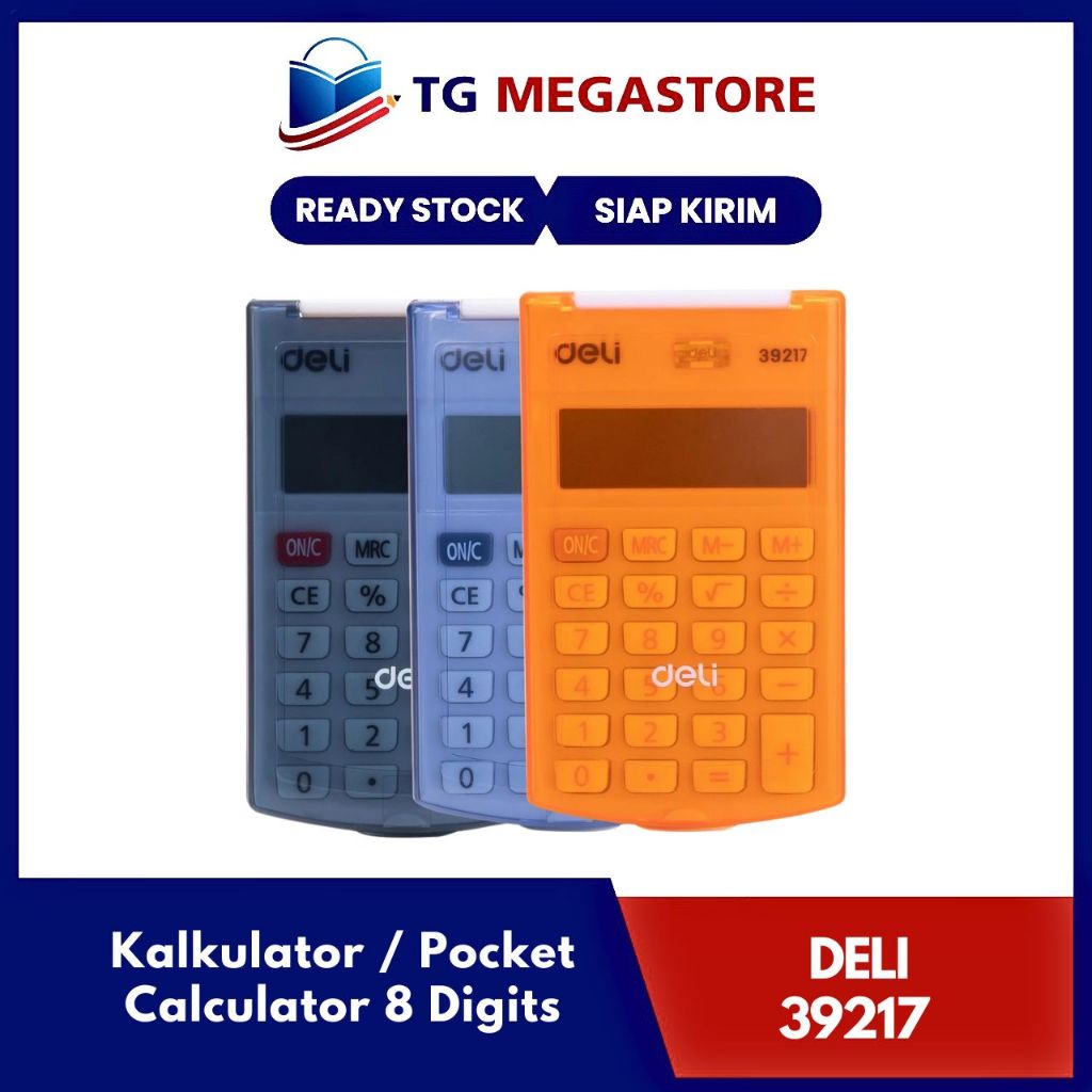 

KALKULATOR Deli / Pocket Calculator 39217 - 8 Digits