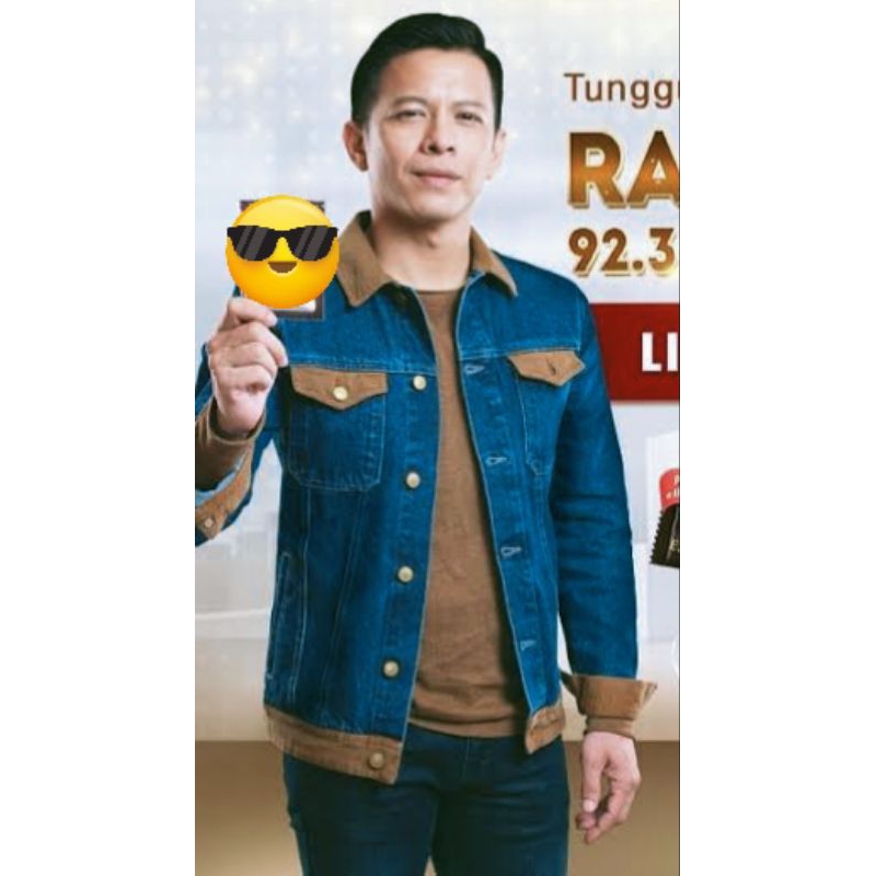 zara man jaket denim ariel noah