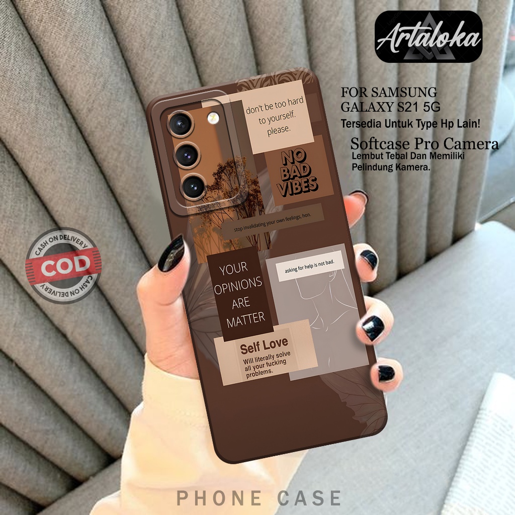 Case Hp Samsung Galaxy S21 5G Fashion Case Aesthetic Case Samsung Galaxy S21 5G Silikon TPU Pro Came
