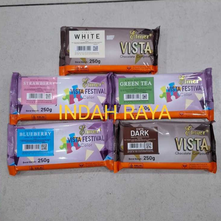 

Elmer Compound vista 250gr - Coklat batang aneka rasa