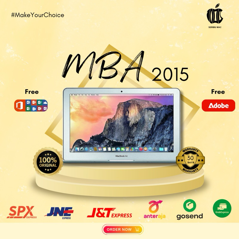 Macbook Air 11inch i5 2015 Second Original