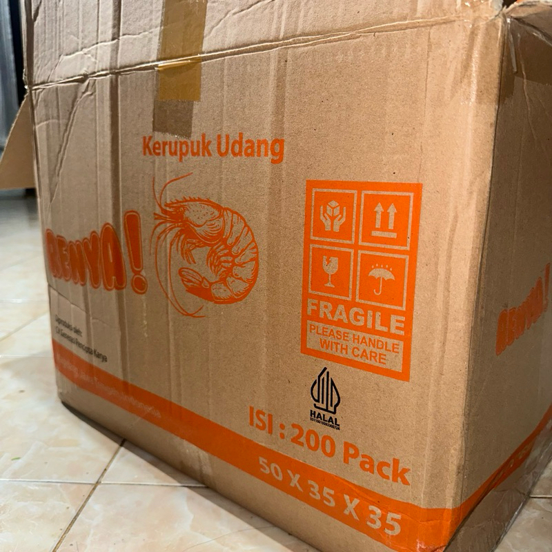 

QH Kerupuk RENYA 10g Mateng Isi 200pcs (1Dus)
