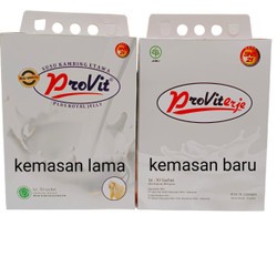 

DA Provit Erje Susu Kambing Etawa Plus Royal Jelly 1 Box Isi 50 Sachet Orinal