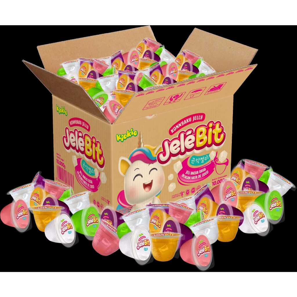 

Makanan Jellebit Kiokio Varian Rasa Assorted HALAL 34pcs 500Gr Per Bag