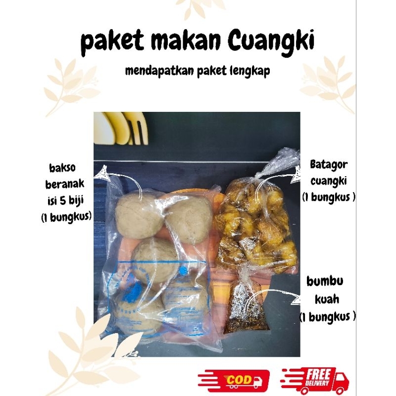 

Paket Bakso Cuangki Bakso Beranak Isi 5 Biji Bakso Semar Bandung