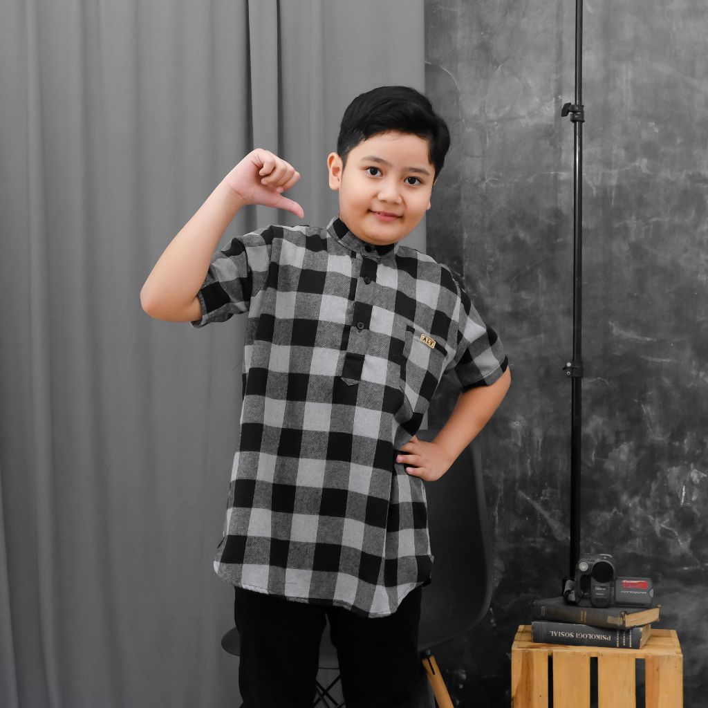 Kurta Flanel Anak Laki laki