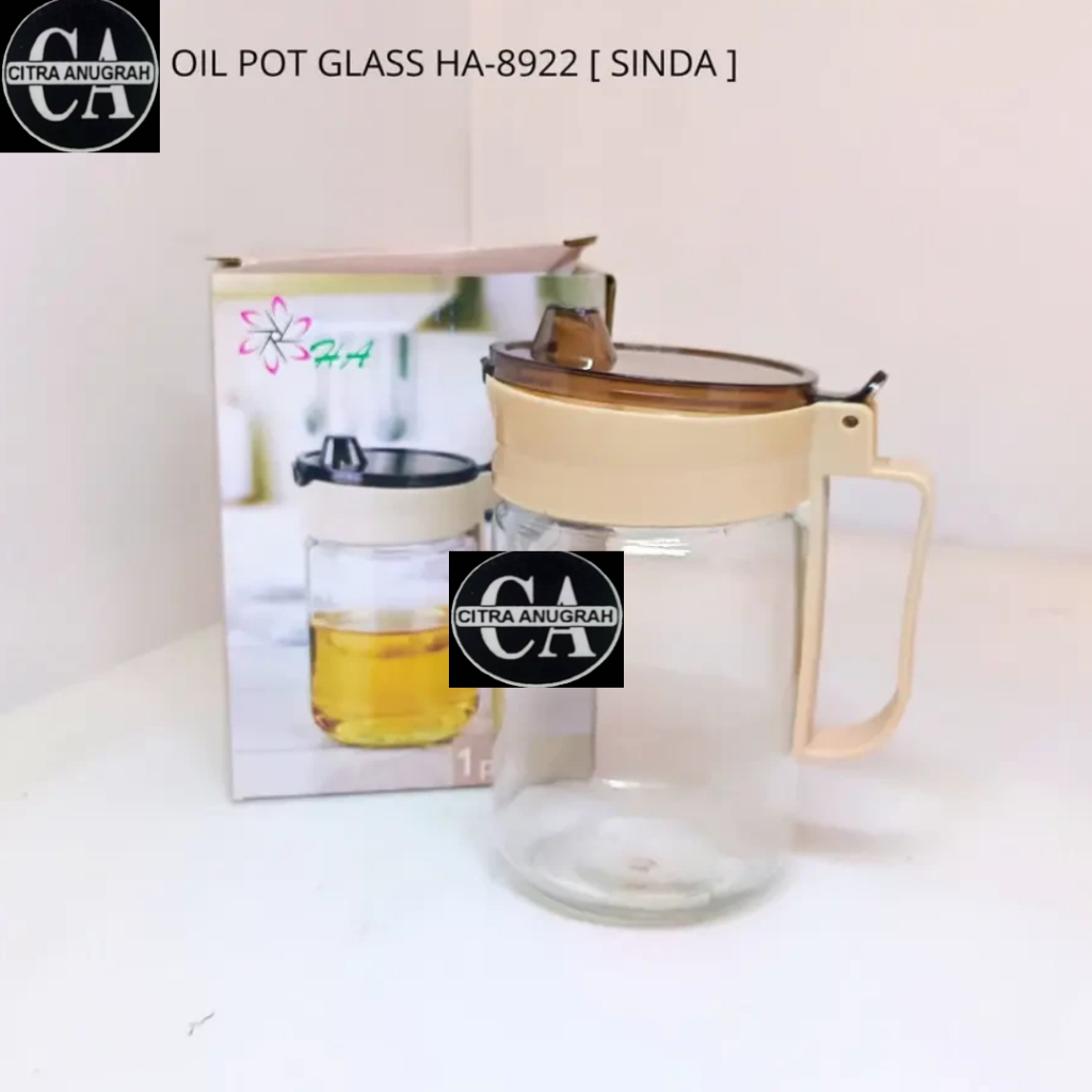 Tempat Minyak/Oil Pot Glass Ha-8922