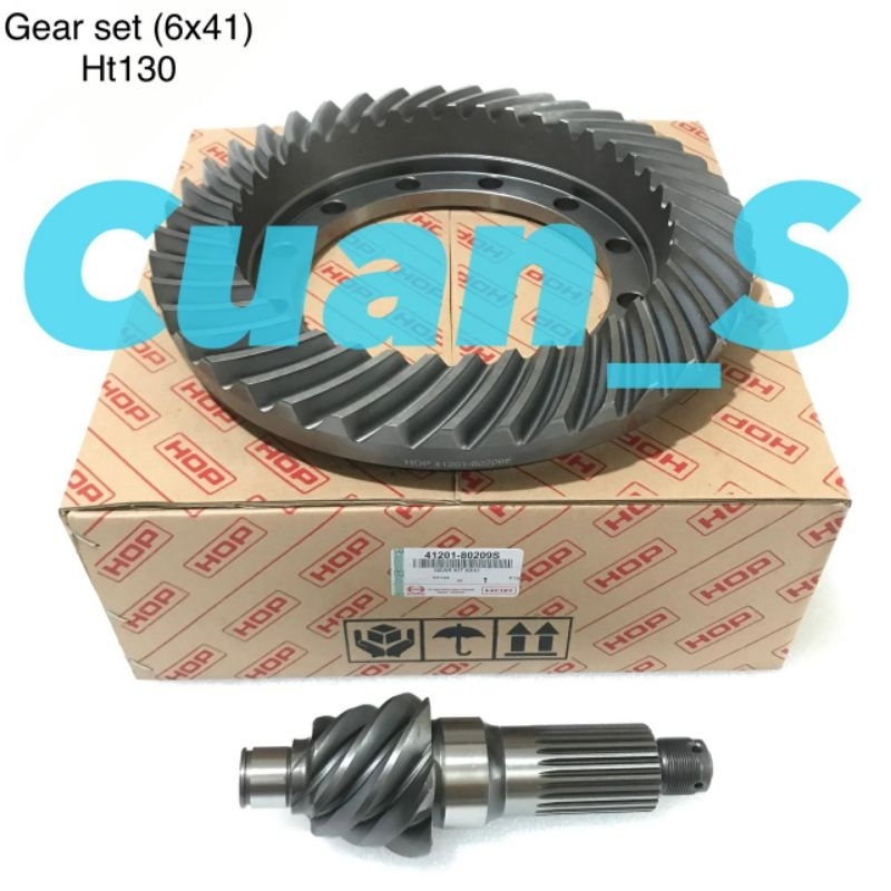 GEAR SET GIGI GARDAN DUTRO HT130 HT 130 TEBAL 6×41