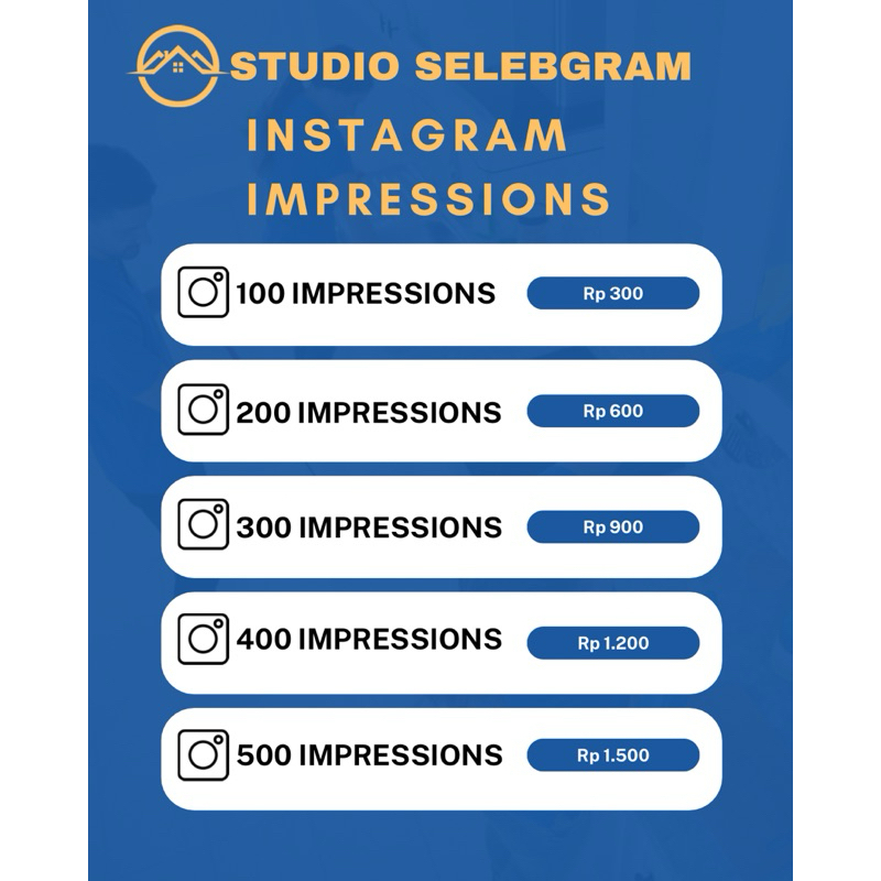 INSTAGRAM IMPRESSIONS INSIGHT BOOSTER SOSIAL MEDIA TERMURAH BERGARANSI