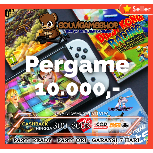 PALING MURAH ISI GAMES SWITCH CFW NSP XCI NSZ