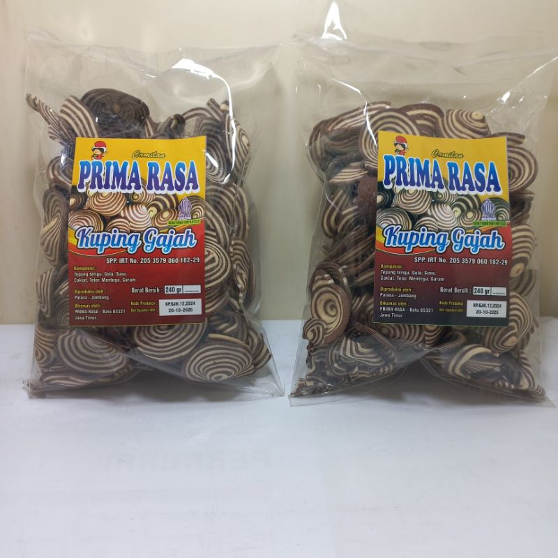 

Kue Kuping Gajah "Prima Rasa".