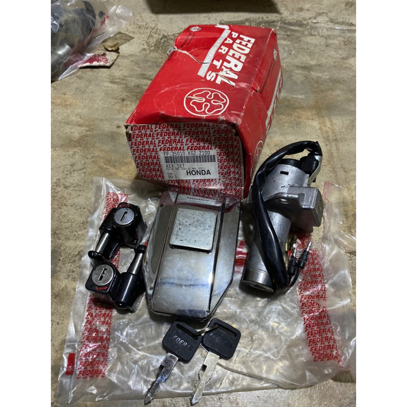 KEYSET KEY SET KUNCI KONTAK SET TANGKI HONDA GL MAX PRO SERIES ORIGINAL ORI FEDERAL
