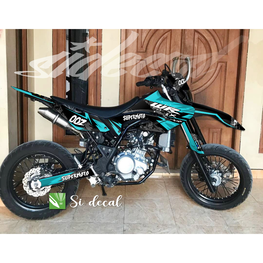 BISA COD new desain stiker cyan/tosca motif keren custom decal wr 155 custom full body free request 