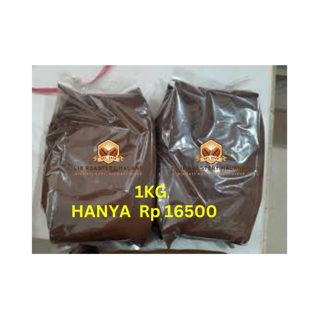 

Promo kopi bubuk 1 Kg ( 1000 gram ) Murah Kualitas Kopi LIBROASTERYMALANG