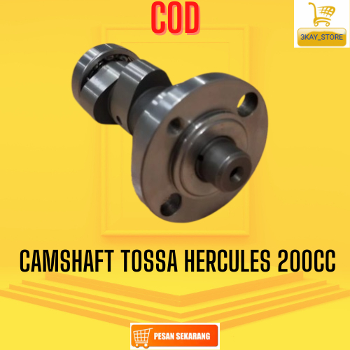 Camshaft Tossa Hercules Noken As Tossa Hercules 200cc Oil Cooler Motor Roda Tiga PNP TIGER