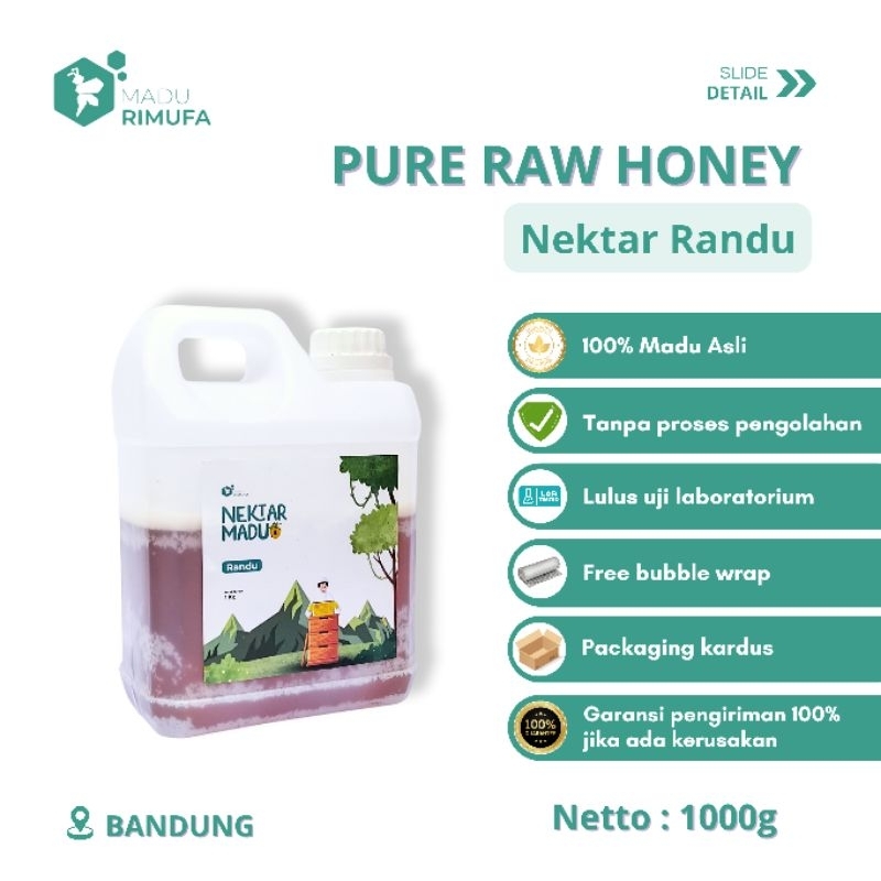 

Madu Murni Nektar Randu 1 Kg 100% Madu Asli
