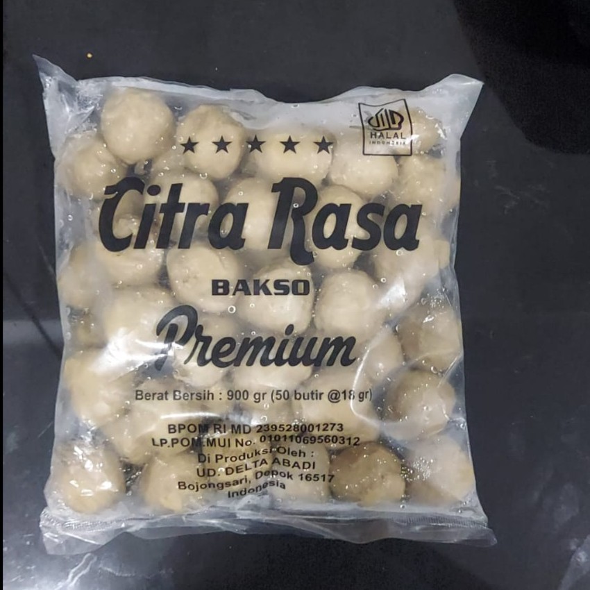 

Citra Rasa bakso premium 900 gr