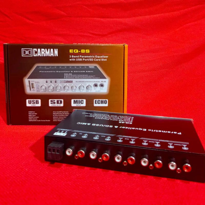 Carman EQ8S Preamp / Parametrik Carman EQ 8S - Parametrik Carman EQ 8S