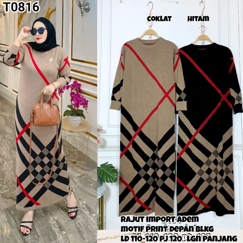 0816 gamis rajut