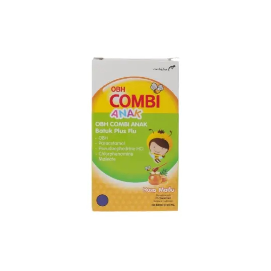 OBH COMBI ANAK BATUK PLUS FLU MADU 60 ML - Batuk-dan-Flu