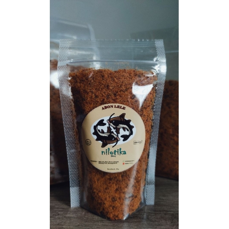 

ABON LELE 50gr PEDAS - murni daging lele 100% tanpa campuran