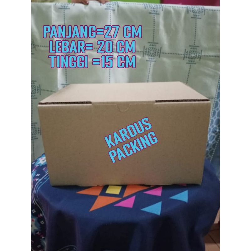 

kardus packing UK 27x20x15 kardus besar kardus kecil