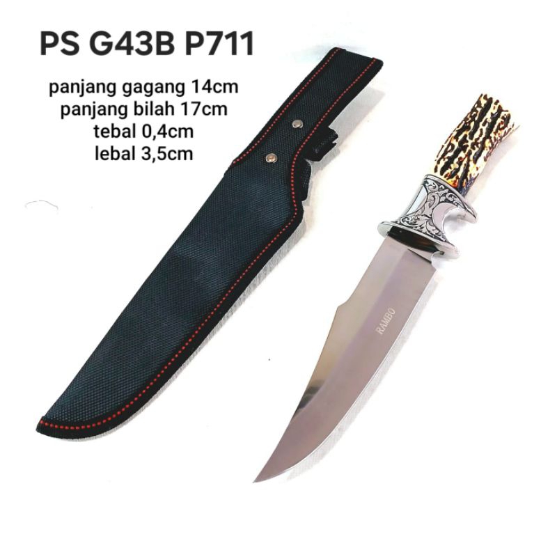 pisau daging/pisau dapur pisau camping/kemping outdoor G09, G10, G43B, G65, G08, SA33