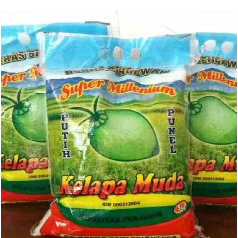 

beras kelapa muda 5kgx5 sak