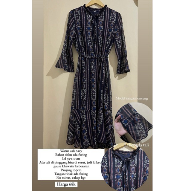 preloved dress etnik