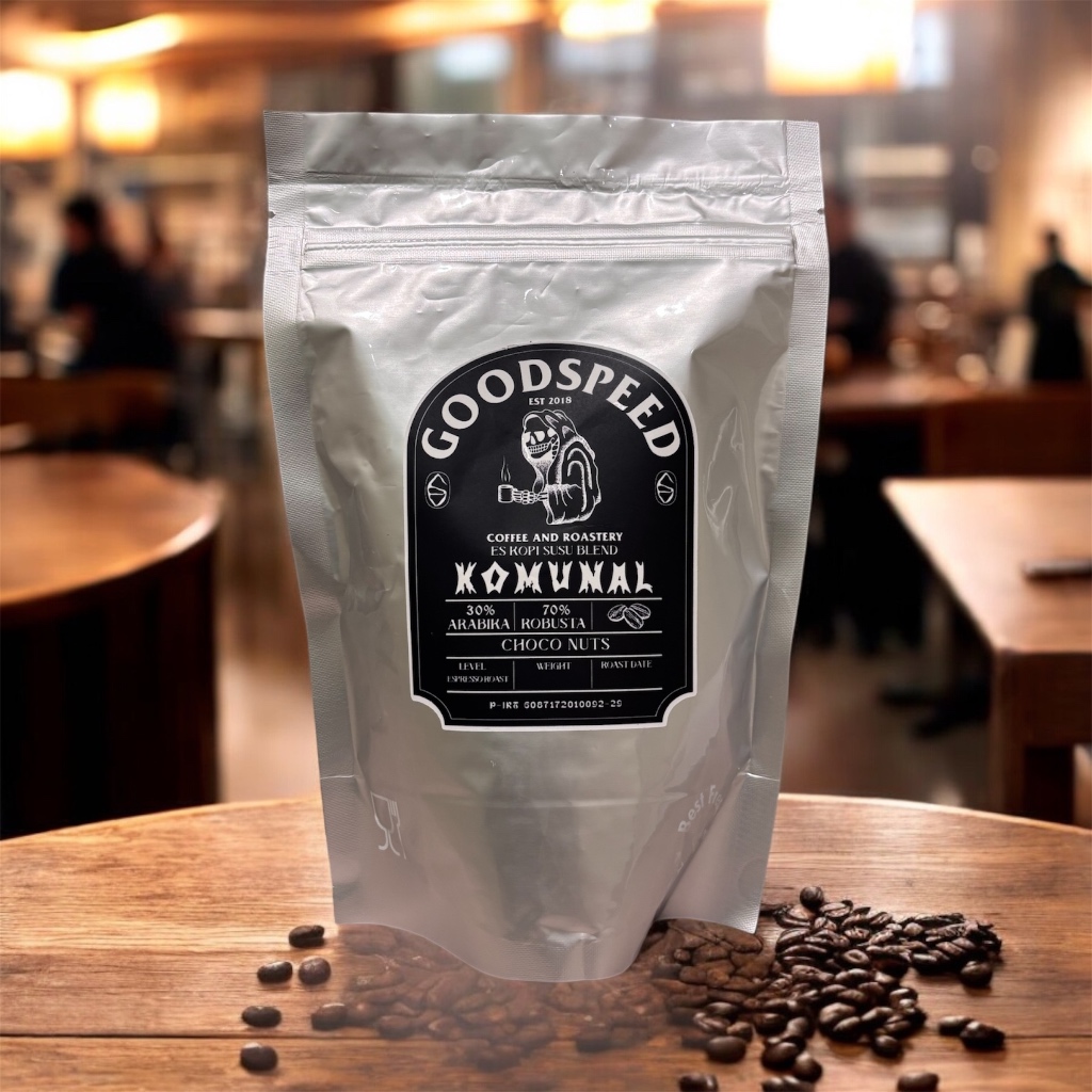 

GOODSPEED COFFEE BIJI KOPI SANGRAI KOMUNAL ES KOPI SUSU BLEND 250 GRAM