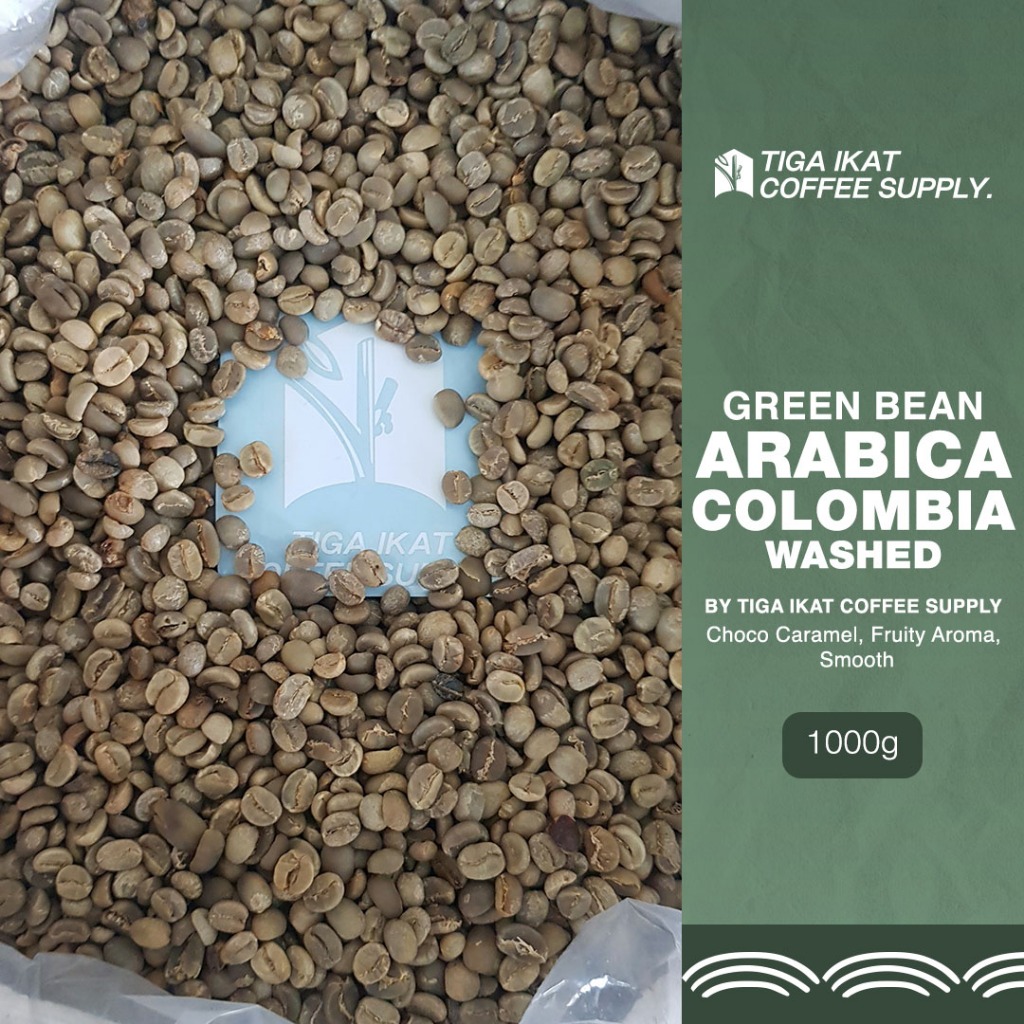 

Green Bean Arabica Colombia Supremo Washed 1 Kg - Biji Kopi Mentah