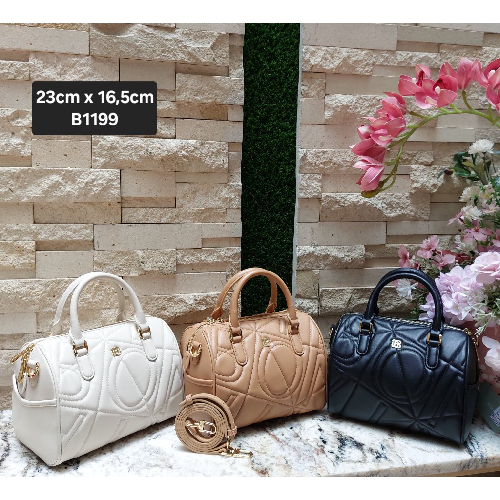 tas speedy motif bonia polos original