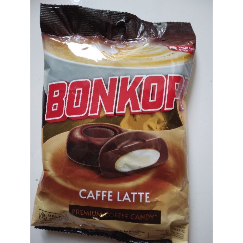 

Bonkopi Permen Rasa Kopi isi Krim Rasa Susu Kemasan isi 50 Pcs