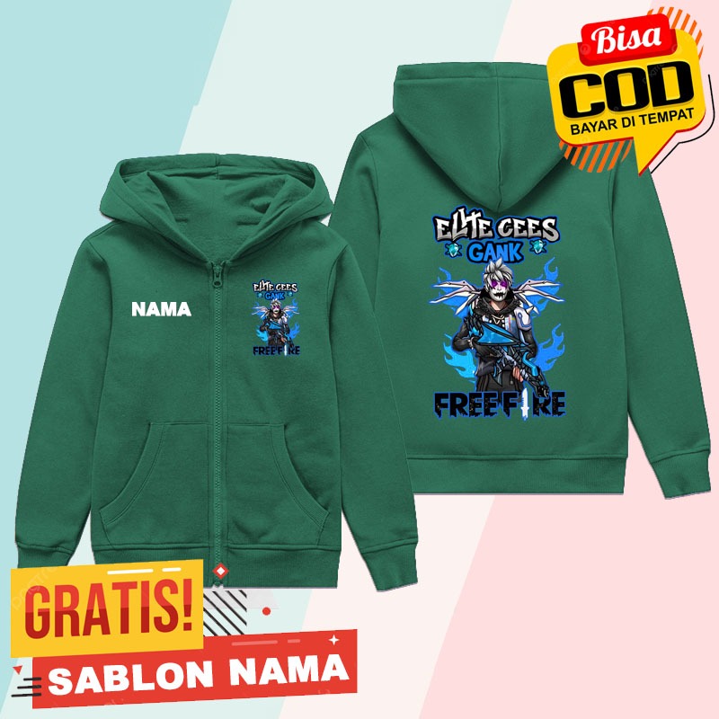 Zipper Anak FF AK DRACO / Jaket Anak Laki Laki & Perempuan FF AK DRACO