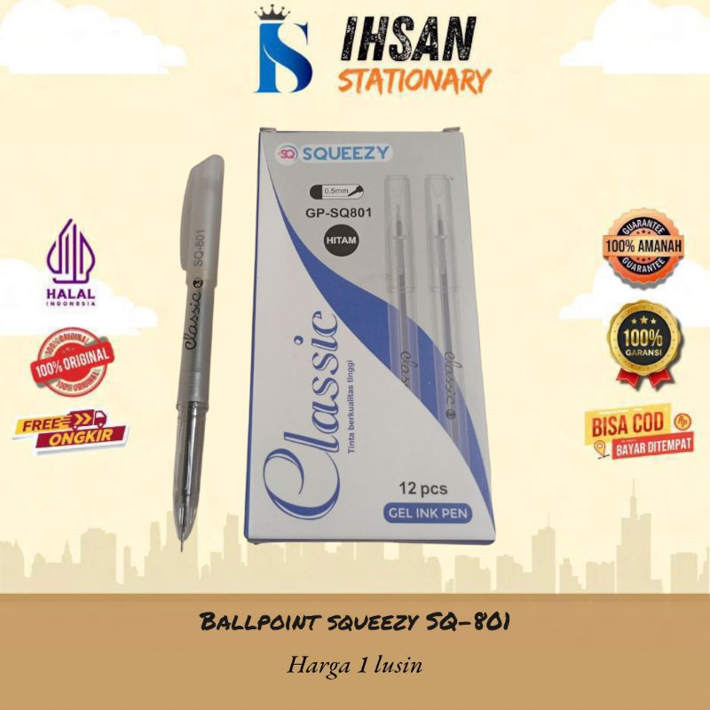ballpoint squeezy SQ-801 (1 Lusin)