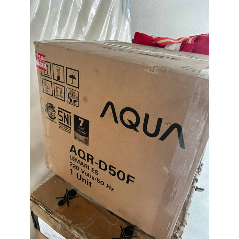Kulkas Aqua AQR-D50F BRAND NEW