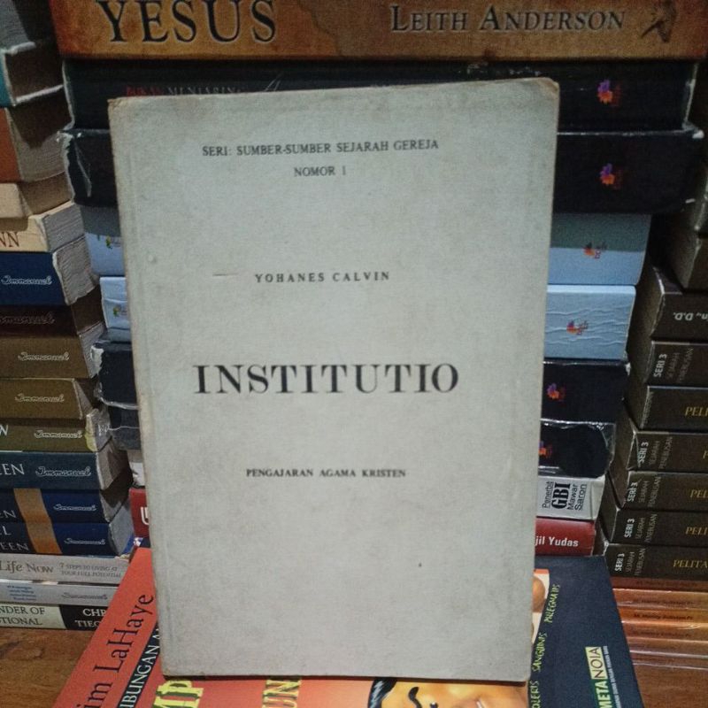 Buku institutio by Yohanes Calvin