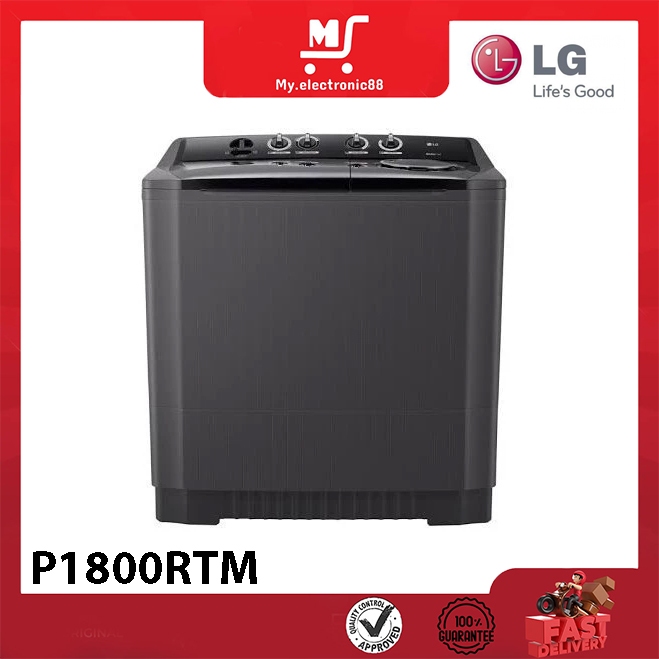LG MESIN CUCI 2 TABUNG 18KG (P1800RTM)