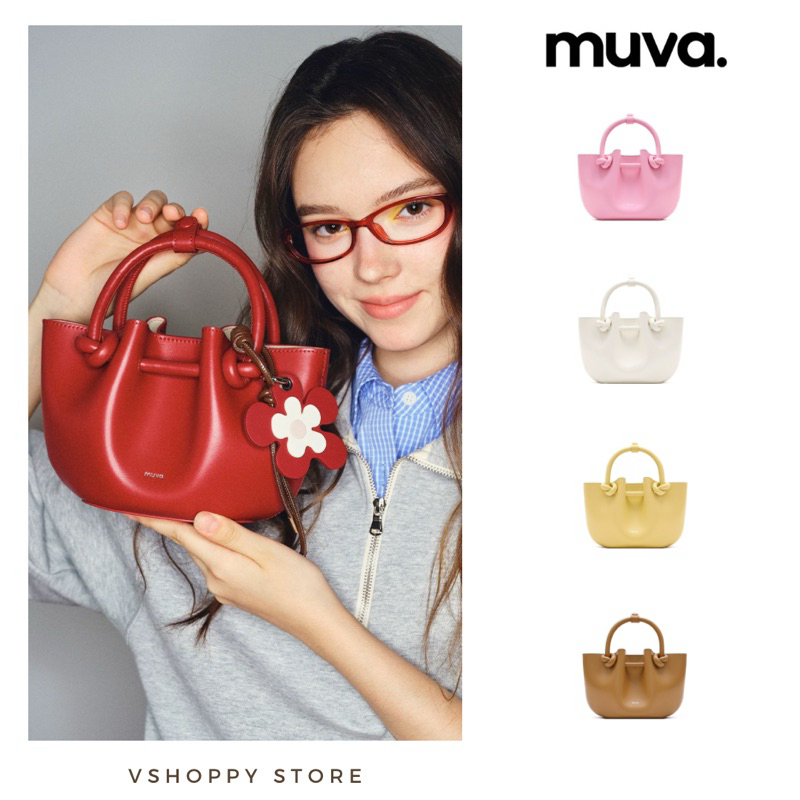 MUVA - Flower Bud Bag / ORIGINAL  MUVA / TAS KULIT LEATHER