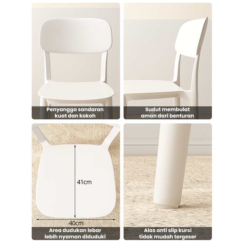 Kursi Meja Makan Minimalis Kursi Minimalis Kursi Estetik Minimalis Kursi Plastik
