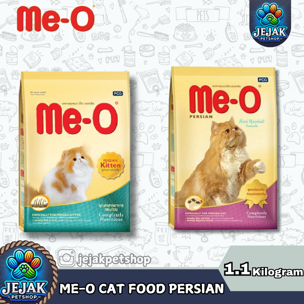 Meo Persian Kitten dan Adult 1.1 Kg / Meo Persian Adult / Meo Persian Kitten / Makanan Kering Persia