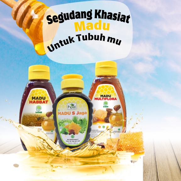 

MADU ASLI MULTIFLORA / MADU ALAMI / MADU UNGGUL APIS MELLIFERA / HALALMART