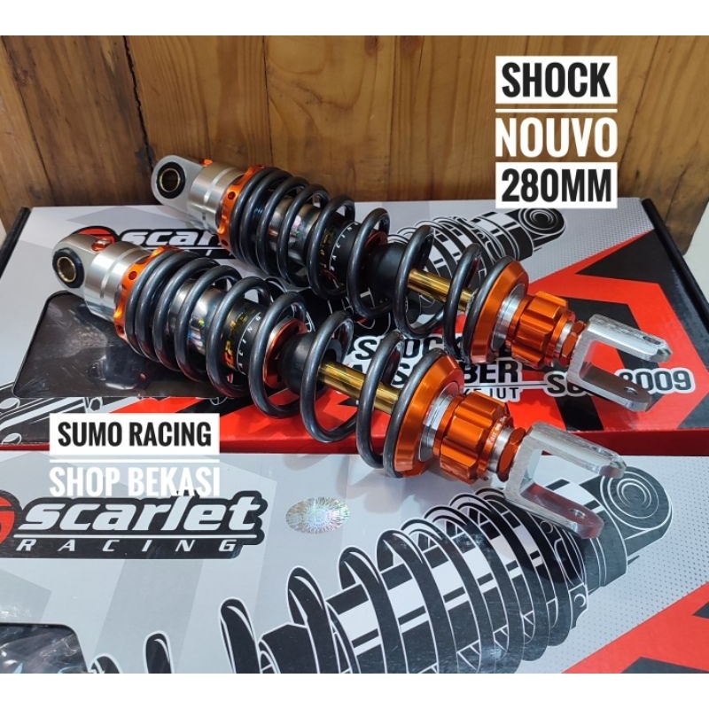 SHOCK SHOCKBREAKER NOUVO LELE NOUVO Z UKURAN 280MM SCARLET RACING