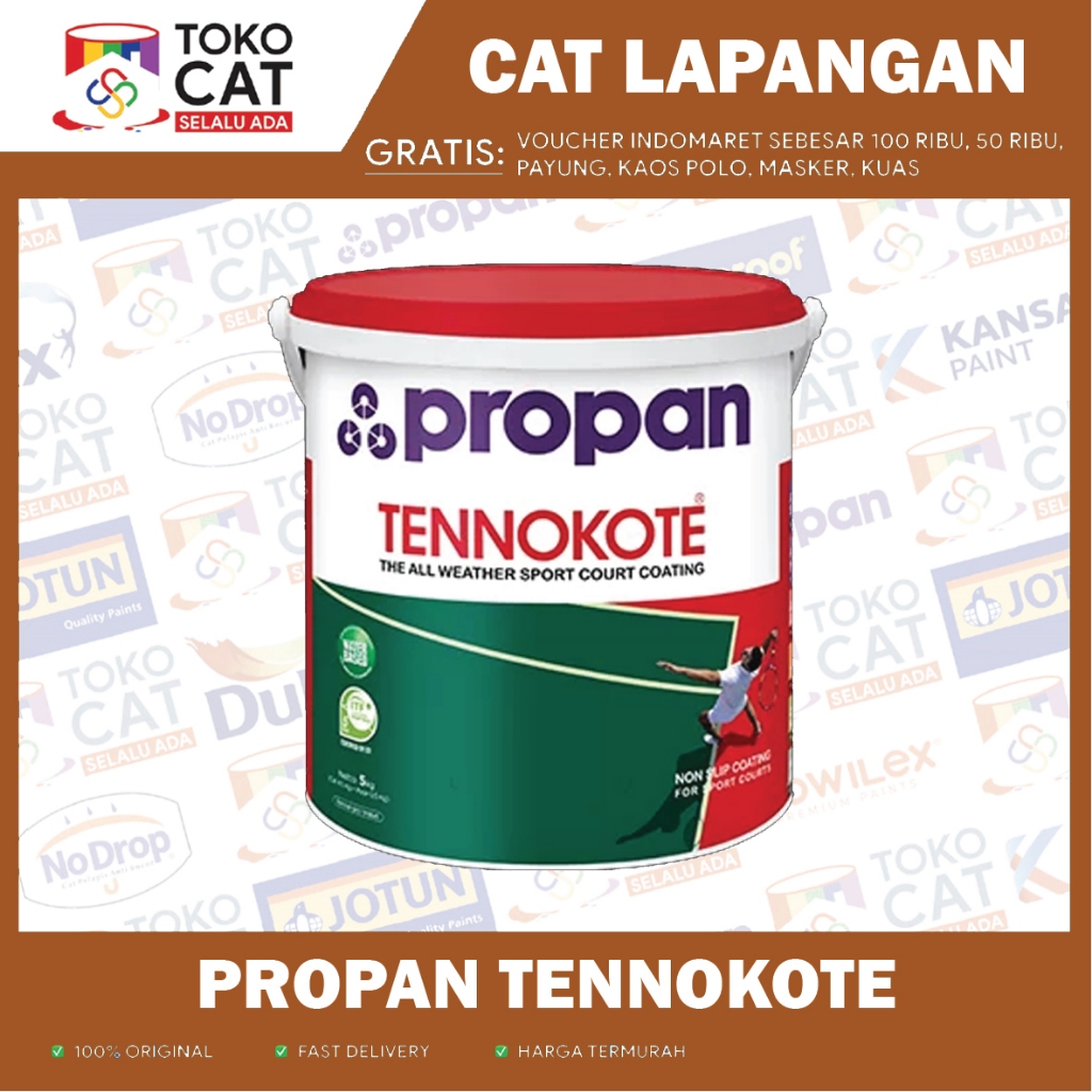 Cat Lapangan/Parkiran |  Propan Tennokote 25 Kg | Kemasan Pail